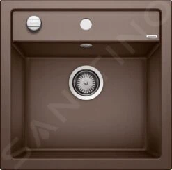 Blanco Dalago 5 - Silgranit Spoelbak, 515x510 Mm, Draaiknopbediening, Coffee 518529