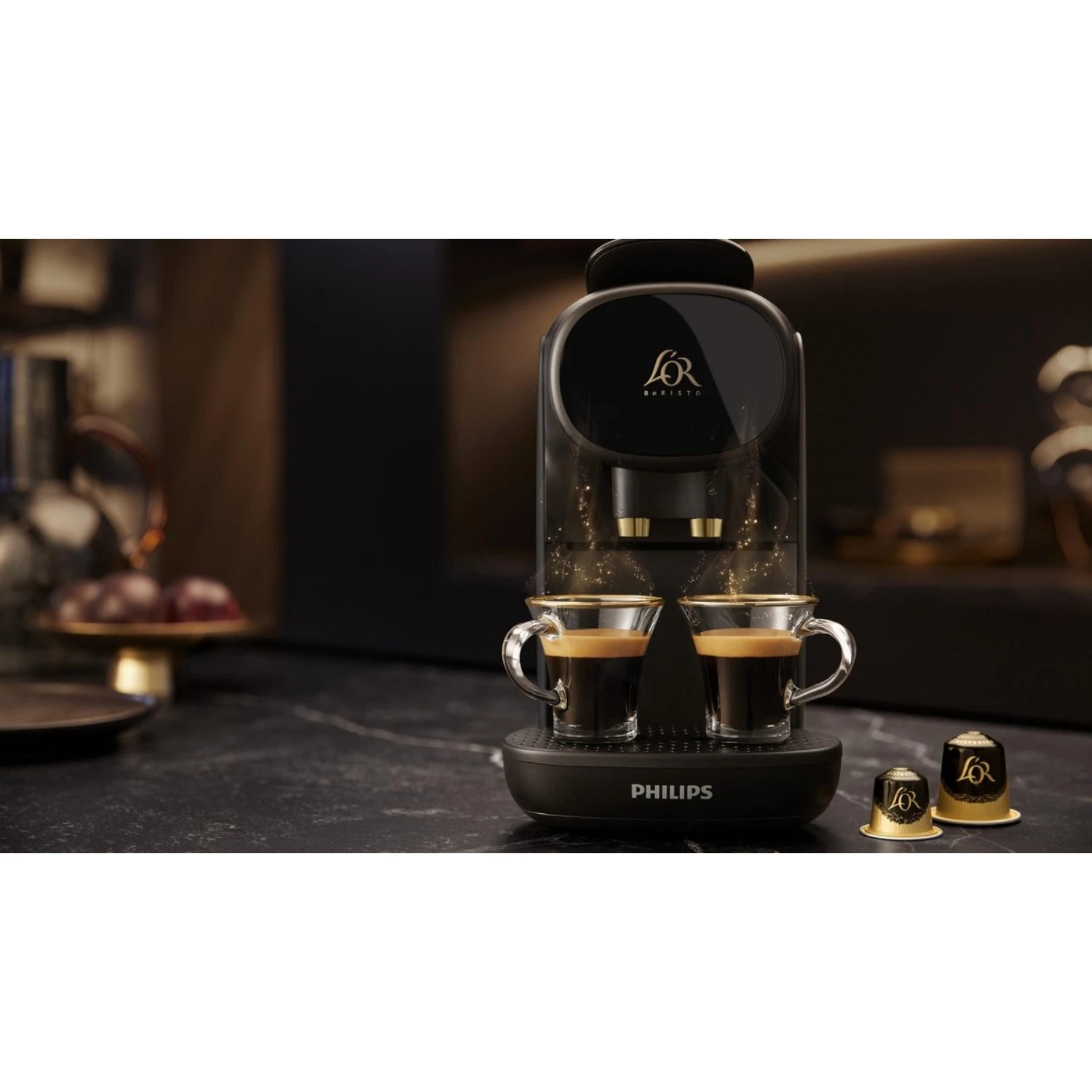 Philips Koffiecupmachine LM9012/60L'OR Barista Sublime Zwart 6 Philips Koffiecupmachine LM9012/60L'OR Barista Sublime Zwart - Afbeelding 4