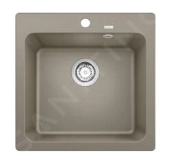 Blanco Naya 5 - Silgranit Spoelbak, 515x510 Mm, Tartufo 526584