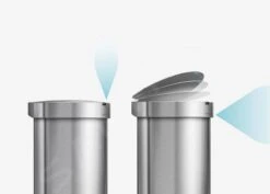 Simplehuman Afvalemmers - Afvalbak Met Sensor, 45 L, Gebrosteld Rvs ST2009 -Keukengerei Winkel 23c64146c12d7710d9f0bb95