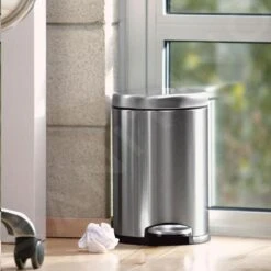 Simplehuman Afvalemmers - Afvalbak 4,5 L, Gebrosteld Rvs CW1852CB 13 Simplehuman Afvalemmers - Afvalbak 4,5 L, Gebrosteld Rvs CW1852CB -Keukengerei Winkel 2b18233850ca4d615f4481a9