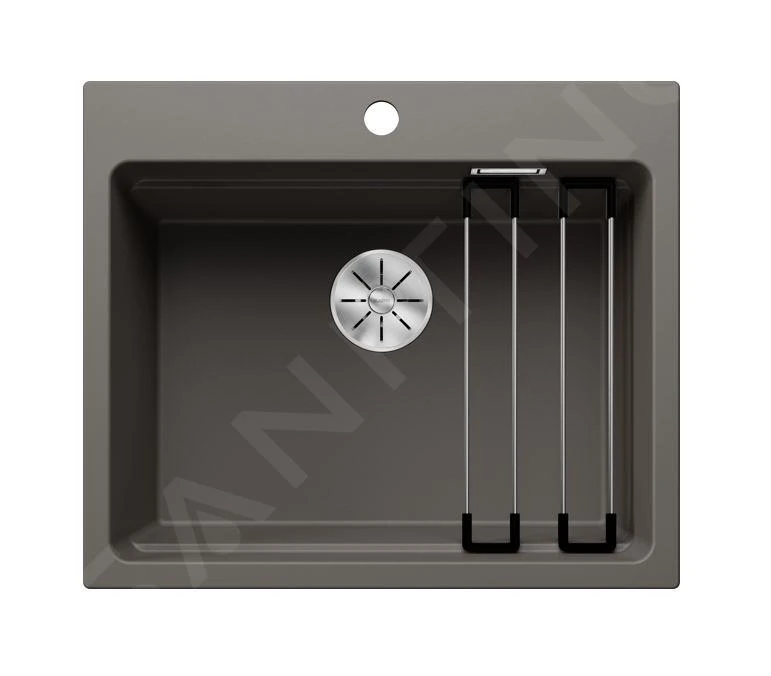 Blanco Etagon 6 - Silgranit Spoelbak, 600x510 Mm, Met Toebehoren, InFino, Grijs 527259 3 Blanco Etagon 6 - Silgranit Spoelbak, 600x510 Mm, Met Toebehoren, InFino, Grijs 527259