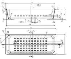 Franke Toebehoren - FXG Kom Voor Spoelbak, 449x179x92 Mm, Grijze Plastic 112.0512.280 -Keukengerei Winkel 360039c1949ce42bbb2ef4d4