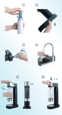 Philips GoZero - Sodamaker Lite Met Toebehoren, Wit ADD4901WH/10 25 Philips GoZero - Sodamaker Lite Met Toebehoren, Wit ADD4901WH/10 -Keukengerei Winkel 433cef628e94f34a8805e8af