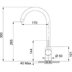 Franke Sets - Keukenset T104, Tectonite Spoelbak S2D 611-78 En Keukenkraan FP 9000.031, Zwart/chroom 143.0675.726 -Keukengerei Winkel 43bf0519b81f027f8b140207