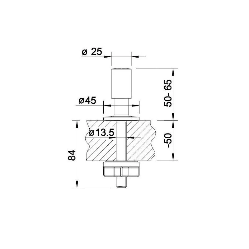 Blanco Toebehoren - Trekknop, Rvs 221336 4 Blanco Toebehoren - Trekknop, Rvs 221336 - Afbeelding 2