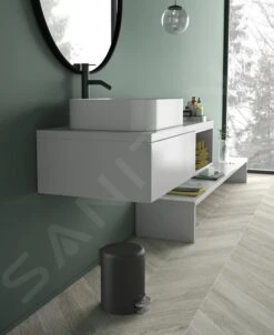 Sapho Gedy Badkameraccessoires - Potty Prullenbak 3l, SoftClose, Mat Zwart 320914 11 Sapho Gedy Badkameraccessoires - Potty Prullenbak 3l, SoftClose, Mat Zwart 320914 -Keukengerei Winkel 49a4cb25ff2499dca33629a1