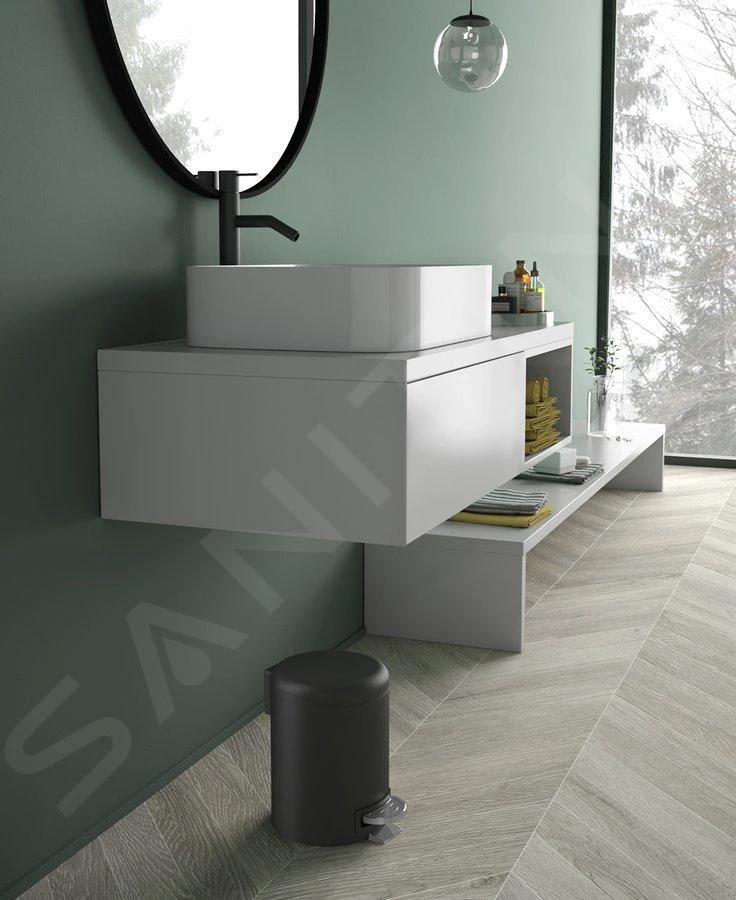 Sapho Gedy Badkameraccessoires - Potty Prullenbak 3l, SoftClose, Mat Zwart 320914 6 Sapho Gedy Badkameraccessoires - Potty Prullenbak 3l, SoftClose, Mat Zwart 320914 - Afbeelding 4