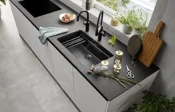 Blanco Etagon 700 - Silgranit Spoelbak, 730x460 Mm, Met Verschillende Niveaus, Aluminium 525169 11 Blanco Etagon 700 - Silgranit Spoelbak, 730x460 Mm, Met Verschillende Niveaus, Aluminium 525169 -Keukengerei Winkel 49cd475ef0ed9b18f790985e