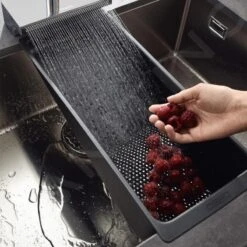 Hansgrohe Toebehoren - Multifunctioneel Vergiet, Mat Zwart 40963000 -Keukengerei Winkel 4d49d4f7fdefb8d02323aa7a