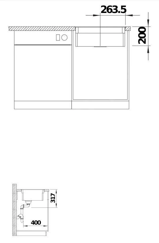 Blanco Etagon 500 - Silgranit Spoelbak, 527x427 Mm, Met Verschuifbare Rails, Koffie 526348 5 Blanco Etagon 500 - Silgranit Spoelbak, 527x427 Mm, Met Verschuifbare Rails, Koffie 526348 - Afbeelding 3
