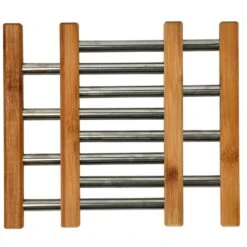Onderzetter RVS Met Bamboe 21,5 X 22 Cm 14 Onderzetter RVS Met Bamboe 21,5 X 22 Cm -Keukengerei Winkel 5aaed209a76e3b997f2144c83bcbd7a6