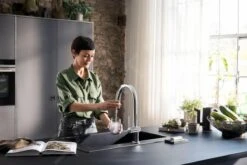 Hansgrohe Aqittura M91 - Keukenmengkraan Met Uittrekbare Uitloop, SodaSystem, SBox, Chroom 76836000 -Keukengerei Winkel 5ae19349afbe98d401c8d160