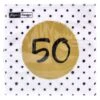 Servetten 50th Birthday 33x33 Cm -Keukengerei Winkel 5ecf4f690fc0ddc45f9f890ee4f4f63b