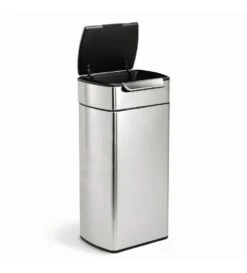 Simplehuman Afvalemmers - Afvalbak 30 L, Touch-bar, Gebrosteld Rvs CW2015 -Keukengerei Winkel 643d2fe2861577129d24becb