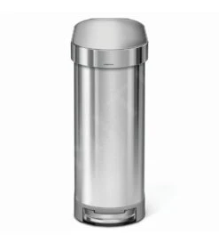 Simplehuman Afvalemmers - Afvalbak Slim 45 L, Gebrosteld Rvs CW2044 12 Simplehuman Afvalemmers - Afvalbak Slim 45 L, Gebrosteld Rvs CW2044 -Keukengerei Winkel 82e6989af11f0545baf7218f