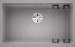 Blanco Etagon 700 - Silgranit Spoelbak, 730x460 Mm, Met Verschillende Niveaus, Aluminium 525169