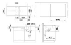Blanco Metra 6 - Silgranit Spoelbak, 990x490 Mm, Met Afvoerbediening En Toebehoren, Zacht Wit 527118 -Keukengerei Winkel 852c8288033e8805c51ed200