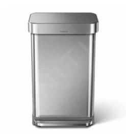Simplehuman Afvalemmers - Pedaalemmer Met Zakenhouder, 45 L, Gebrosteld Rvs CW2024 -Keukengerei Winkel 9116995a21bff872ed91971b