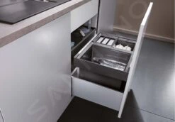 Blanco Flexon II - Afvalsorteersysteem, Met Scheidingswand, Inhoud 46 L 521473 -Keukengerei Winkel 91fe934210d1ca9b98fba614