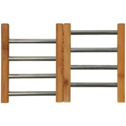 Onderzetter RVS Met Bamboe 21,5 X 22 Cm 12 Onderzetter RVS Met Bamboe 21,5 X 22 Cm -Keukengerei Winkel 9bd82492973ec95fe7651d6985050300