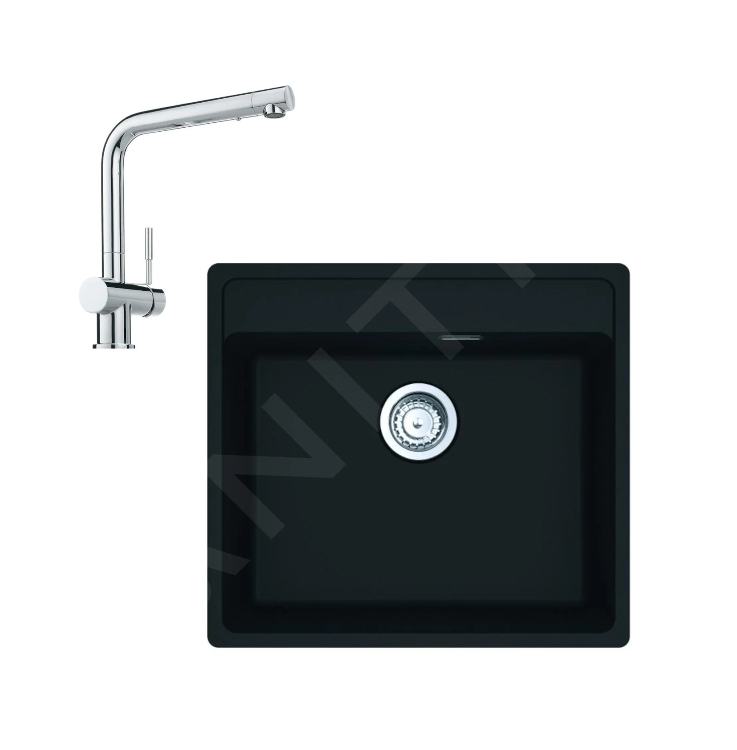 Franke Sets - Set G246, Fragraniet Spoelbak MRG 610-52 RTL En Keukenkraan Samoa, Onyx/chroom 114.0675.609 3 Franke Sets - Set G246, Fragraniet Spoelbak MRG 610-52 RTL En Keukenkraan Samoa, Onyx/chroom 114.0675.609