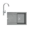 Franke Sets - Keukenset G167, Fragraniet Spoelbak MRG 611 En Keukenkraan FP 0408.031, Grijze Steen/chroom 114.0587.944 -Keukengerei Winkel b1ece267d634fd573c1c659a