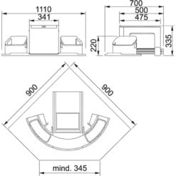Franke Cube - Inbouw Afvalemmer Hoekmontage Cube 134.0055.286 5 Franke Cube - Inbouw Afvalemmer Hoekmontage Cube 134.0055.286 -Keukengerei Winkel b75b1d167e91fd5d5ca2cff1