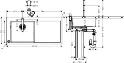 Hansgrohe Spoelbakken - Spoelbakset C71-F450-12 Spoelbak+keukenkraan, RVS 43230800 -Keukengerei Winkel bdd6bc42f323e981047d2773