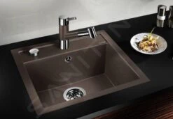 Blanco Dalago 5 - Silgranit Spoelbak, 515x510 Mm, Draaiknopbediening, Coffee 518529 7 Blanco Dalago 5 - Silgranit Spoelbak, 515x510 Mm, Draaiknopbediening, Coffee 518529 -Keukengerei Winkel c02b32b32c3aa8013c395643