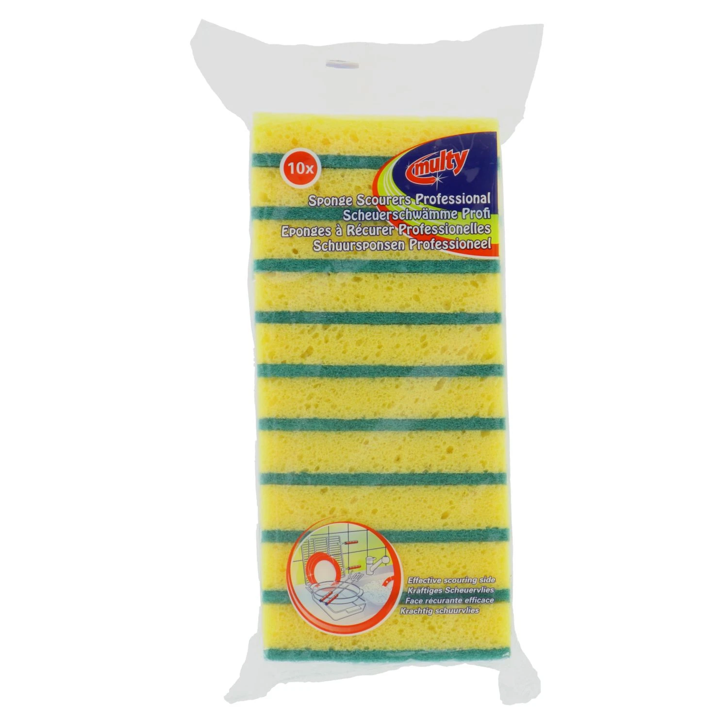 Multy Schuursponsen Professioneel 10 Stuks 3 Multy Schuursponsen Professioneel 10 Stuks