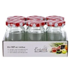 Weck Potjes 6 Stuks 107 Ml -Keukengerei Winkel c6b5361fd0441452154ba12932d39230