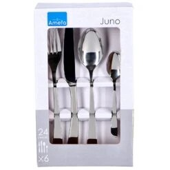 Amefa Bestekset Juno 24 Delig -Keukengerei Winkel c7adc879f53b08cc5274f5d44d20e545