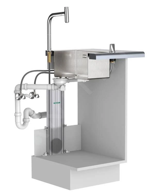 Hansgrohe Spoelbakken - Spoelbakset C71-F765-10 Spoelbak+keukenkraan, Chroom 43203000 9 Hansgrohe Spoelbakken - Spoelbakset C71-F765-10 Spoelbak+keukenkraan, Chroom 43203000 - Afbeelding 7