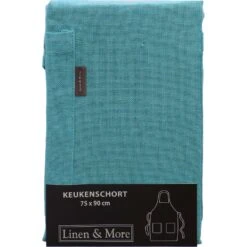 Linen & More Schort Uni Groen -Keukengerei Winkel cf2fc76c312511c30cb03a4e975a1a7b