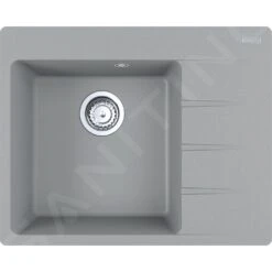 Franke Sets - Set G212, Fragraniet Spoelbak CNG 611-62 TL/2 En Keukenkraan Samoa, Grijze Steen/chroom 114.0650.743 -Keukengerei Winkel d1d3a14449491a3b0b6a23d4