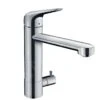 Hansgrohe Focus M42 - M424-H180 Keukenkraan Met Stopkraan, Chroom 71813000
