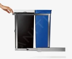 Simplehuman Afvalemmers - Uitschuifbare Recyclebak Voor Onder Het Aanrecht 20/15 L CW1016 -Keukengerei Winkel d7a79893537eb294d06c50ae