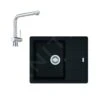 Franke Sets - Keukenset G95, Fragraniet Spoelbak BFG 611-62 En Keukenkraan Samoa, Mat Zwart/chroom 114.0675.660 -Keukengerei Winkel dd0f590c1d7fa6655cfade4d