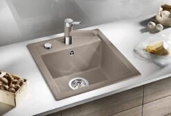 Blanco Dalago 45 - Silgranit Spoelbak, 465x510 Mm, Draaiknopbediening, Aluminium 517157 -Keukengerei Winkel e9d21b4f7062c9bd2b22f5d4