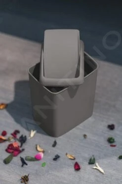 Aqualine Accessoires - Afvalbak Soft 5 L, Terracotta TRN-187-05 -Keukengerei Winkel fd379054a5e0d6dad6c272e4